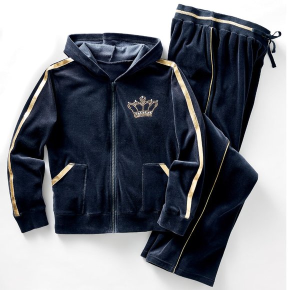 Midnight Velvet Pants - *New* Midnight Blue "Queen" Velour Suit Size 2X